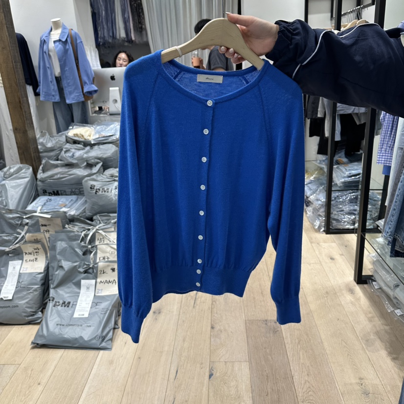 BRUNI/RICOTTA韓國東大門直郵女裝新款26春夏針織衫開衫BRUNI/RICOTTA針織衫圖色2