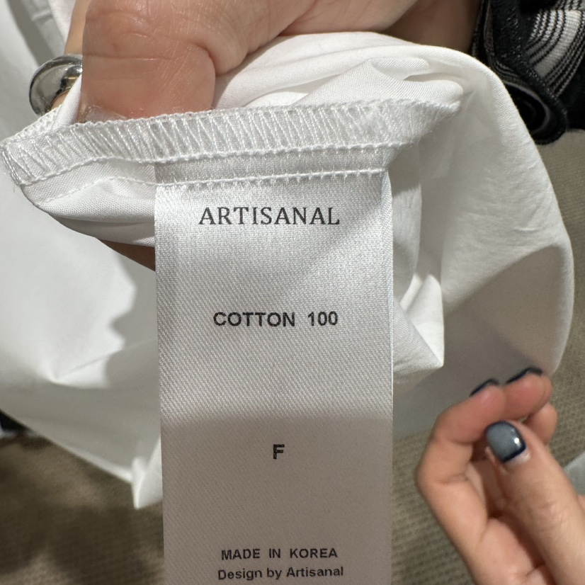 ARTISANAL韓國代購女士新品休閑26春夏襯衫蕾絲衫不含絲巾ARTISANAL襯衫/蕾絲衫