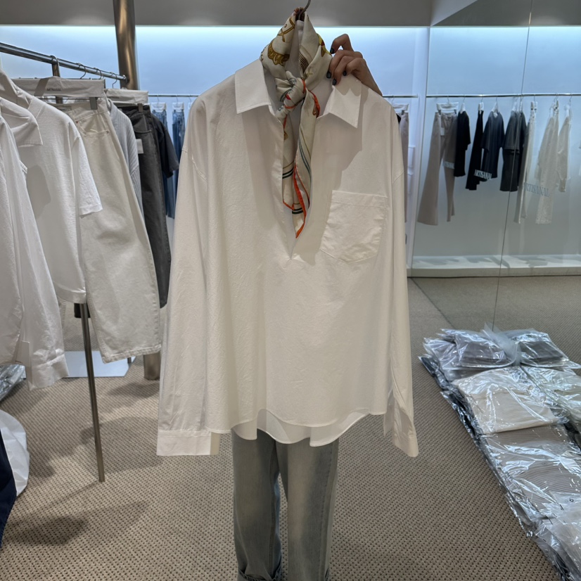 ARTISANAL韓國代購女士新品休閑26春夏襯衫蕾絲衫不含絲巾ARTISANAL襯衫/蕾絲衫圖色1