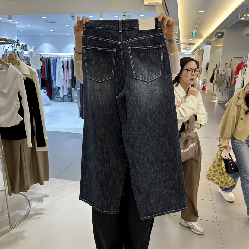 RENDER韓國直郵實拍女士新款職業推薦26春夏牛仔褲不含腰帶RENDER牛仔褲