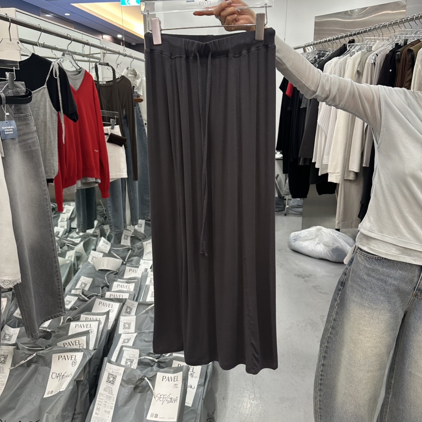 PAVEL韓國直郵女裝新款人氣休閑熱賣推薦26春夏職業休閑褲PAVEL休閑褲圖色3墨色