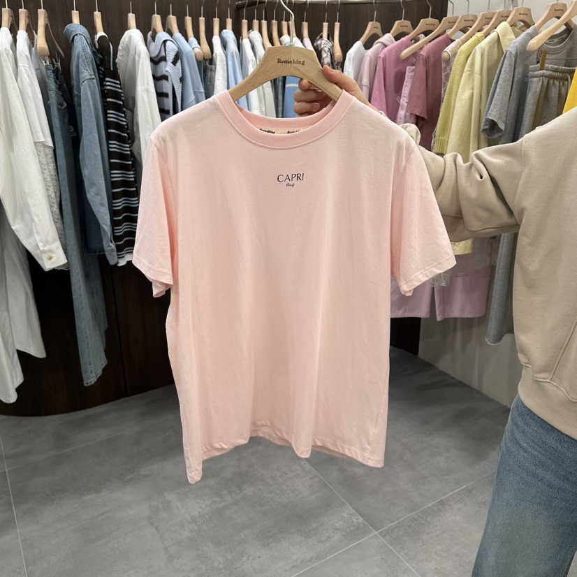 URBANSTORY/REMAKING韓國直郵實拍女士新款26春夏休閑T恤Remaking/URBANSTORYT恤圖色1