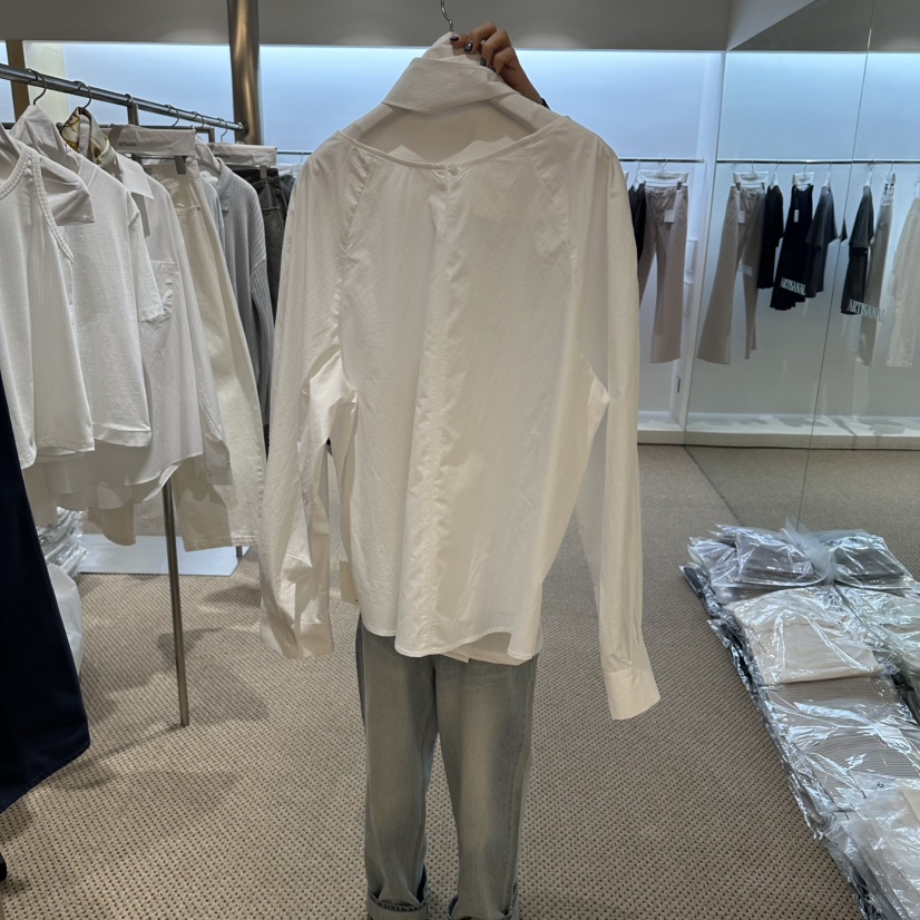 ARTISANAL韓國直郵實拍女裝新品26春夏職業襯衫蕾絲衫系帶ARTISANAL襯衫/蕾絲衫