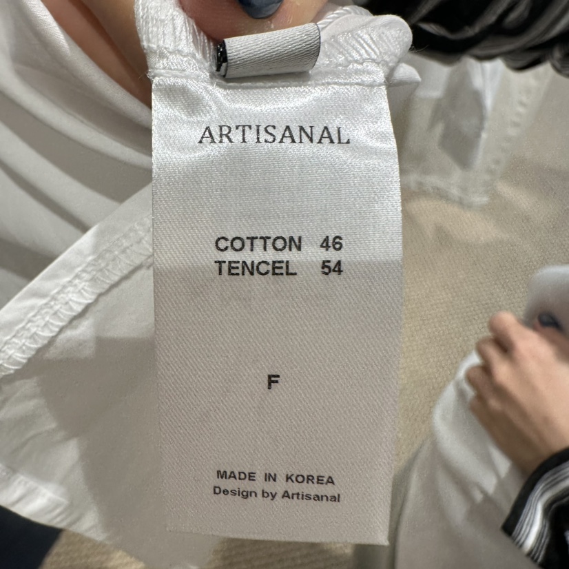 ARTISANAL韓國直郵實拍女裝新品26春夏職業襯衫蕾絲衫系帶ARTISANAL襯衫/蕾絲衫
