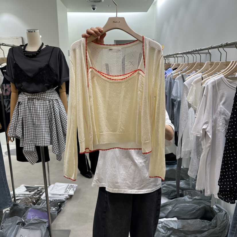 PART3韓國代購女裝新款26春夏人氣職業時尚套裝兩件套開衫Part.3套裝圖色1