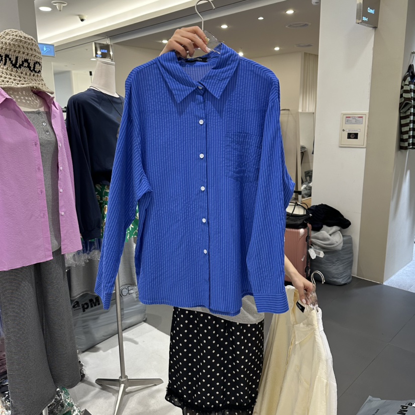 COMBO韓國東大門直郵女士新款熱賣26春夏襯衫蕾絲衫不含內搭COM_BO襯衫/蕾絲衫圖色3