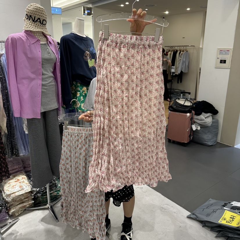 COMBO韓國直郵實拍女裝新品人氣熱賣休閑推薦時尚職業長裙COM_BO長裙