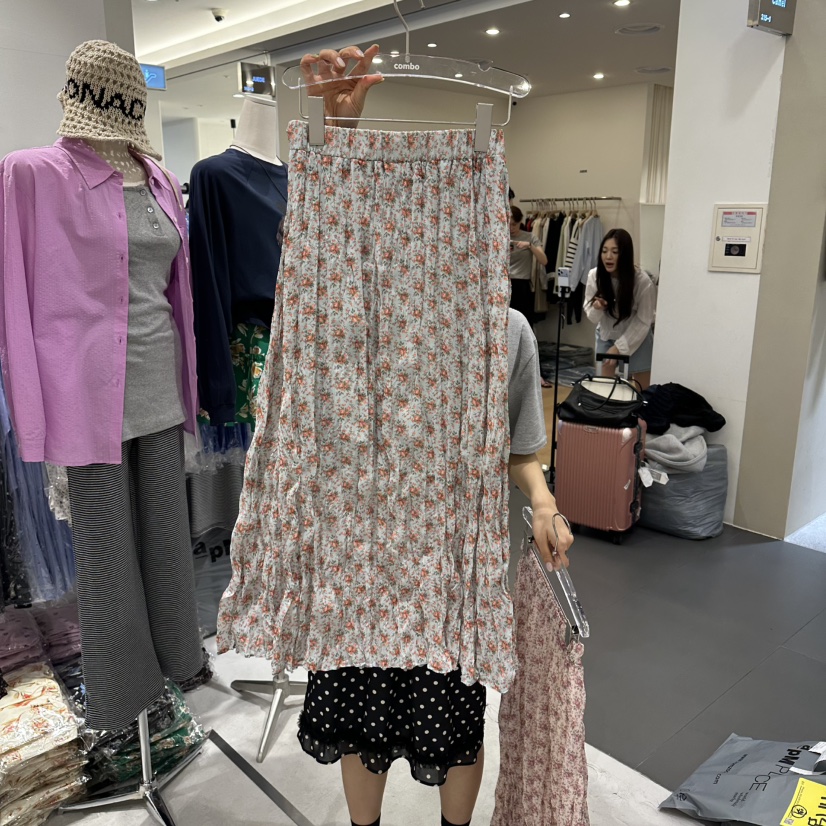 COMBO韓國直郵實拍女裝新品人氣熱賣休閑推薦時尚職業長裙COM_BO長裙圖色1