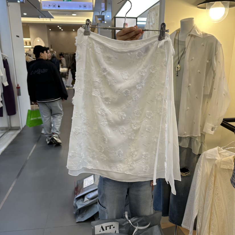 ARR韓國直郵實拍女裝新款職業26春夏休閑熱賣半身裙中短裙ARR半身裙/中短裙