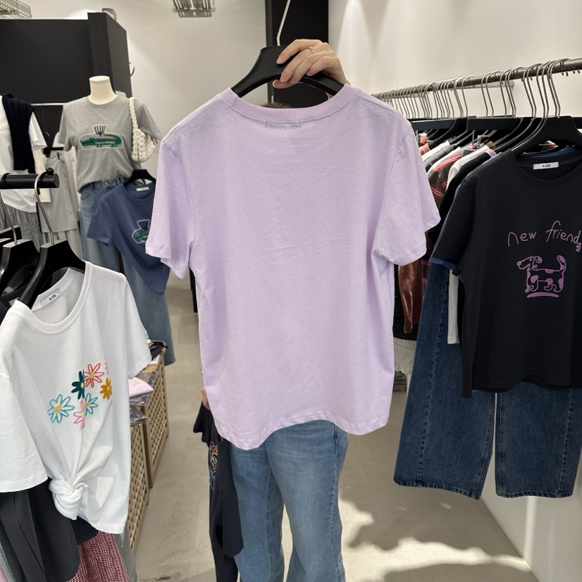 A.CES韓國東大門直郵女士新品職業休閑時尚人氣26春夏T恤A.CEST恤