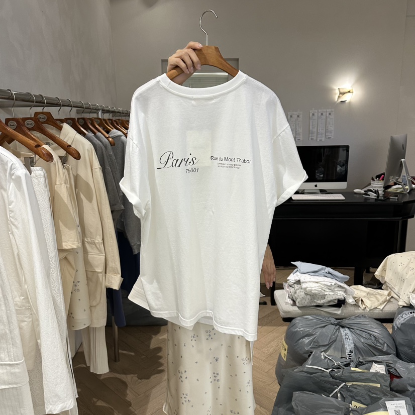 BRUSH-P/MULETTE韓國東大門直郵女裝新款休閑職業熱賣T恤BRUSH-P/MULETTET恤