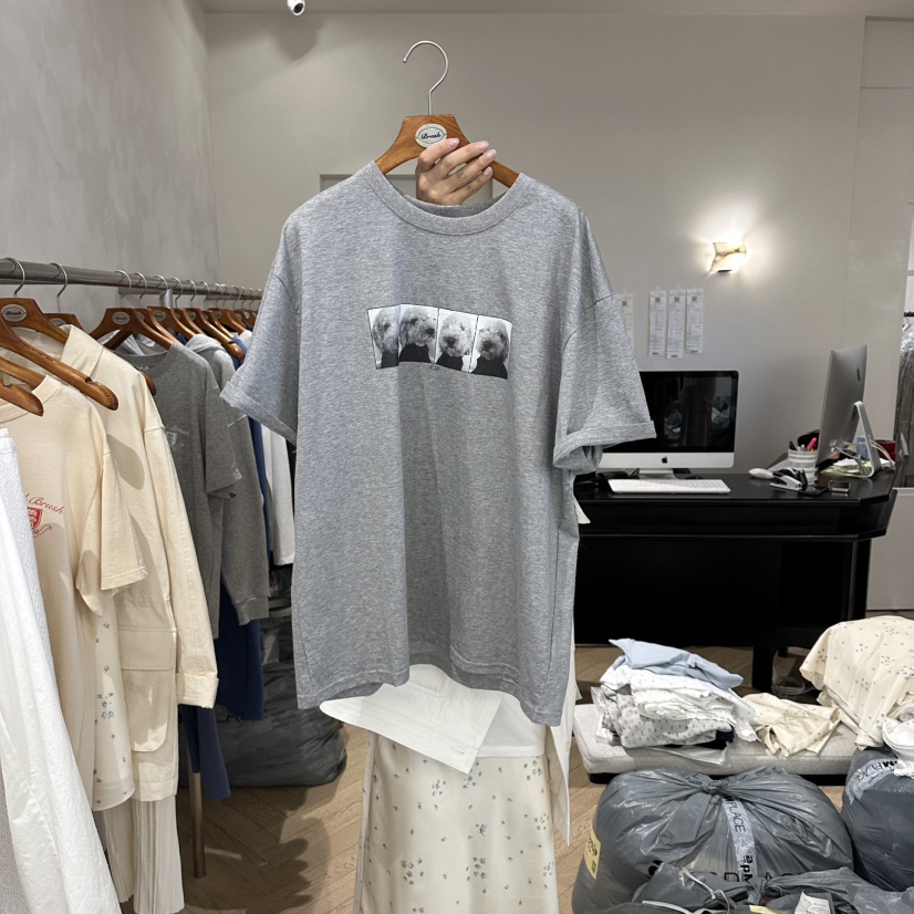 BRUSH-P/MULETTE韓國東大門直郵女裝新款休閑職業熱賣T恤BRUSH-P/MULETTET恤圖色2