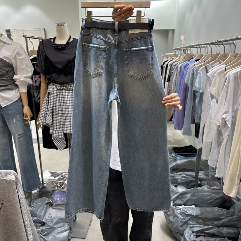 PART3韓國直郵實拍女士新品職業時尚熱賣推薦牛仔褲不含腰帶Part.3牛仔褲