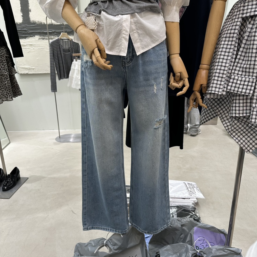 PART3韓國直郵實拍女士新品職業時尚熱賣推薦牛仔褲不含腰帶Part.3牛仔褲