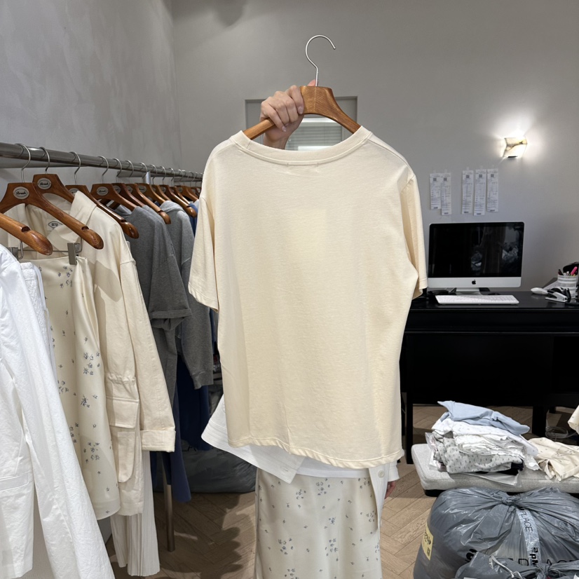 BRUSH-P/MULETTE韓國代購女士新款休閑26春夏熱賣推薦T恤BRUSH-P/MULETTET恤