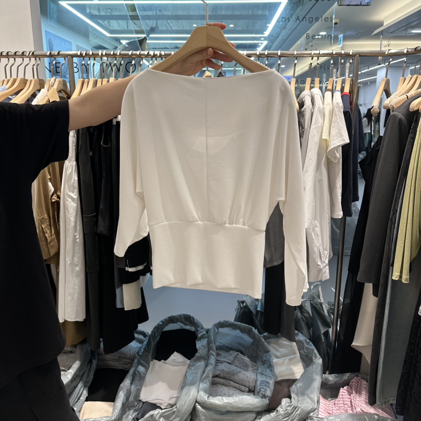 HONG.U韓國東大門直郵女士新款26春夏熱賣推薦時尚長袖T恤HONG.U長袖T恤