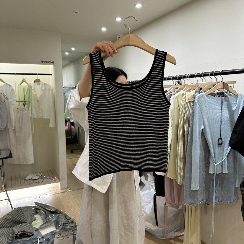 WINSOME韓國東大門直郵女裝新品職業人氣吊帶背心不含項鏈WINSOME吊帶/背心圖色4