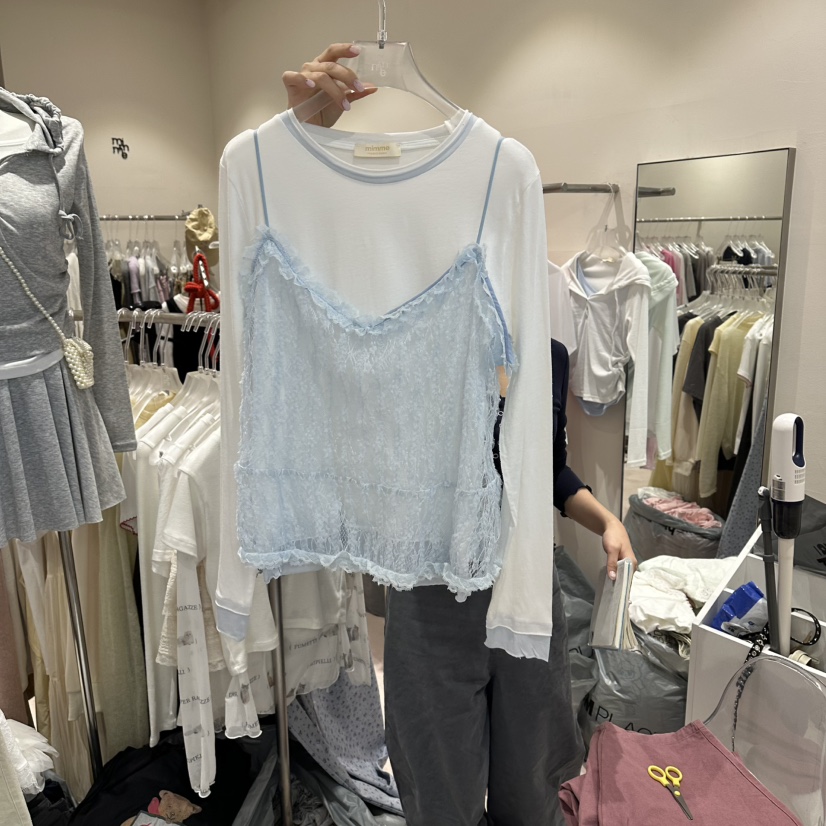 MIMME/LOOKK韓國直郵女裝新品推薦人氣吊帶背心不含內搭MIMME/LOOKK吊帶/背心圖色2