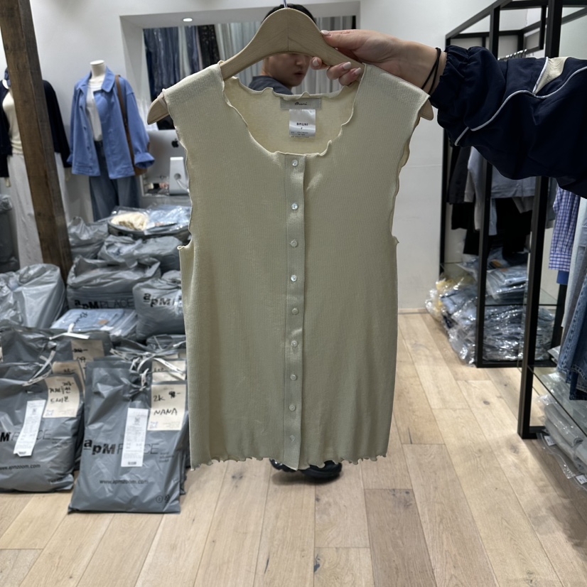 BRUNI/RICOTTA韓國代購女士新款職業人氣推薦時尚休閑馬甲BRUNI/RICOTTA馬甲圖色1