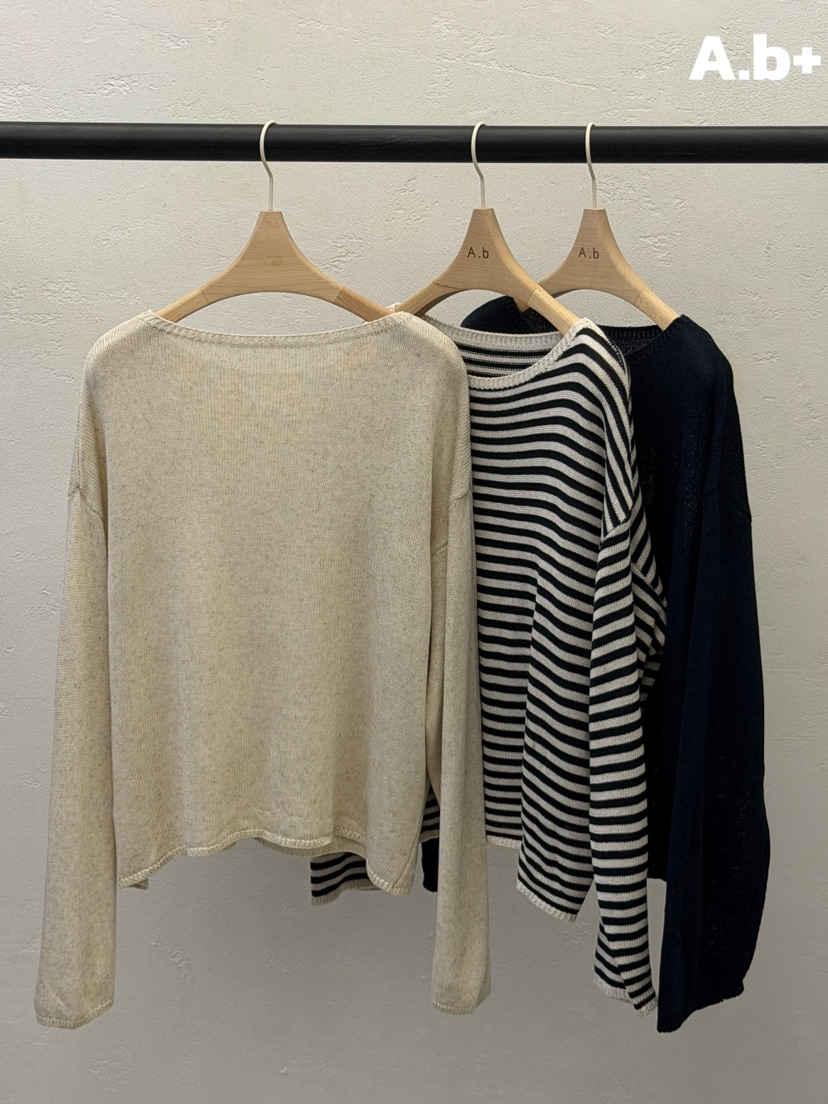 AUTUMN BEIGE PLUS韓國代購女士新品熱賣休閑針織衫天絲A.b/AUTUMN BEIGE針織衫