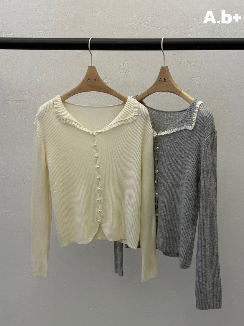 AUTUMN BEIGE PLUS韓國東大門直郵女士新品推薦長袖T恤開衫A.b/AUTUMN BEIGE長袖T恤