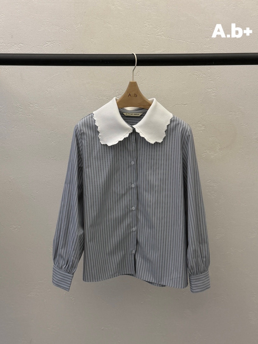 AUTUMN BEIGE PLUS東大門實拍女士新品推薦時尚襯衫蕾絲衫A.b/AUTUMN BEIGE襯衫/蕾絲衫圖色2