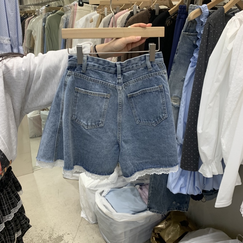 J PEAK/BY FLOW韓國東大門代購女裝新品26春夏短褲蕾絲J PEAK短褲