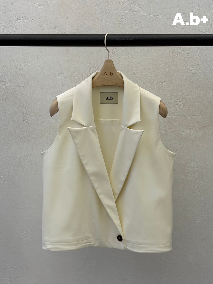 AUTUMN BEIGE PLUS韓國代購女士新款時尚休閑推薦26春夏馬甲A.b/AUTUMN BEIGE馬甲圖色2