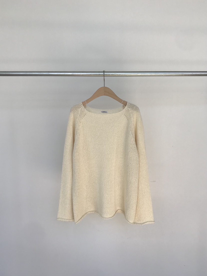 TAFFETA/MURET韓國東大門直郵女裝新品推薦26春夏針織衫船領TAFFETA/MURET針織衫圖色1