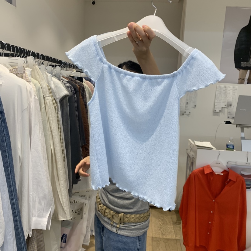 RUMIRU/AWEAR東大門代購女士新品人氣休閑26春夏職業T恤awear/RUMIRUT恤