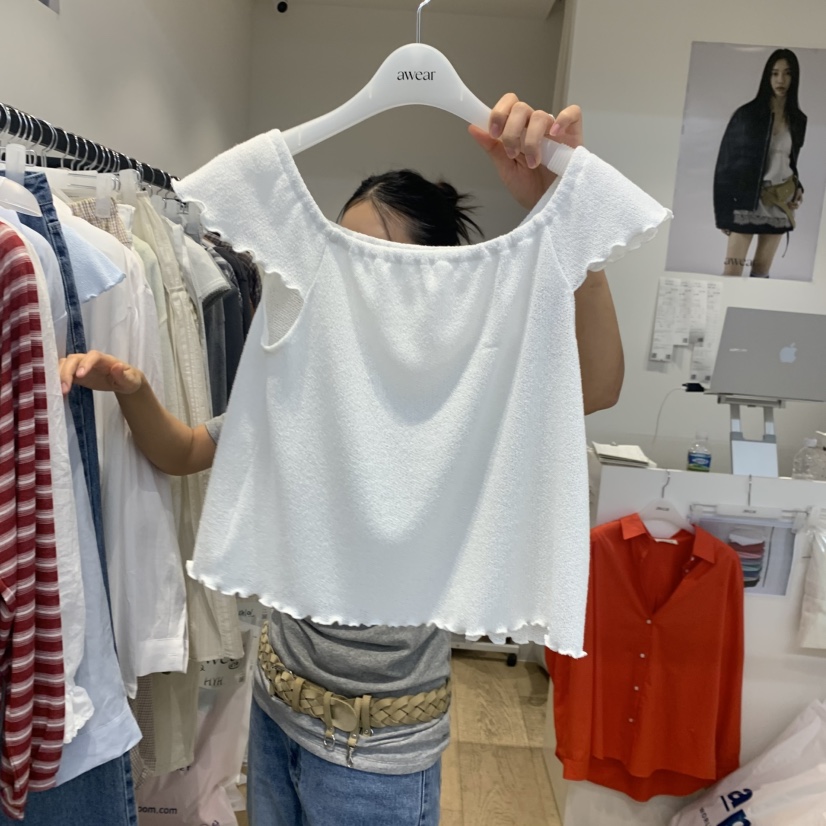 RUMIRU/AWEAR東大門代購女士新品人氣休閑26春夏職業T恤awear/RUMIRUT恤圖色4