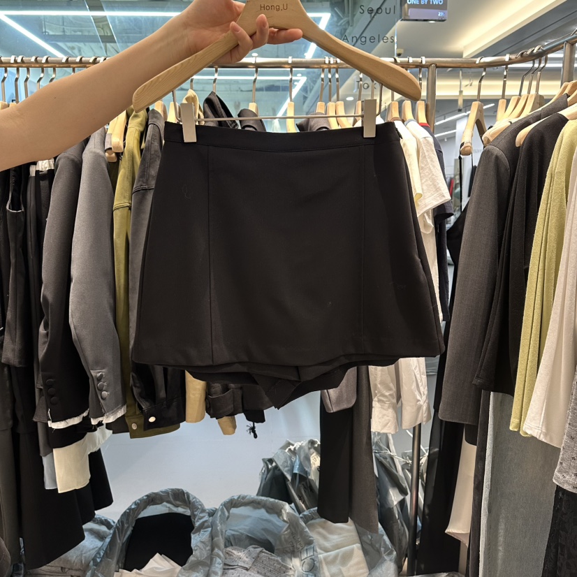 HONG.U韓國直郵女裝新款26春夏時尚職業推薦休閑人氣裙褲HONG.U裙褲圖色2