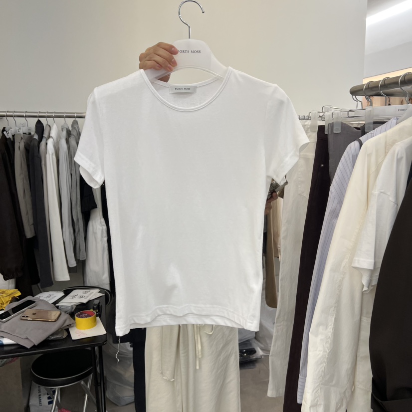 PORTS MOSS韓國直郵女裝新款時尚熱賣職業休閑人氣推薦T恤PORTS MOSST恤圖色1