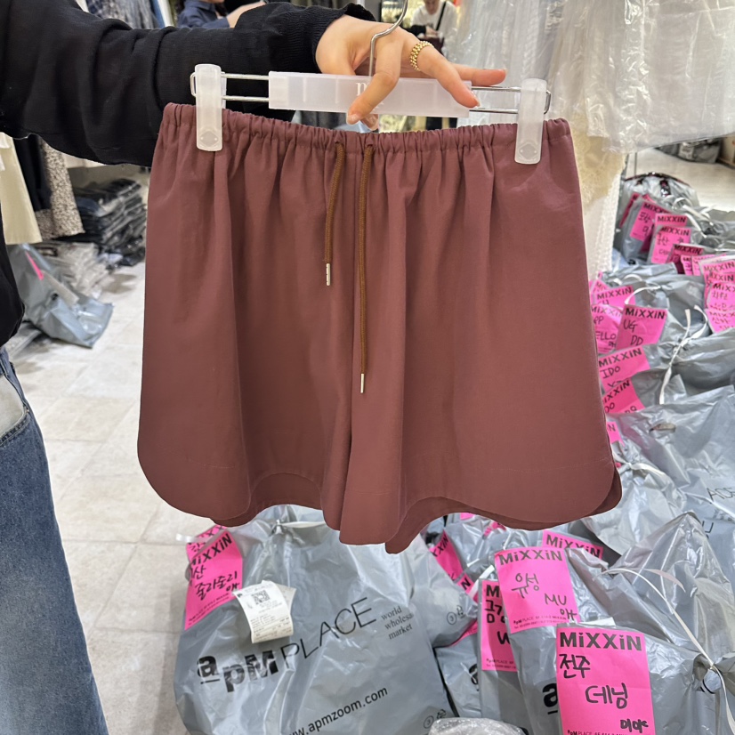 MIXXIN韓國代購女士新款休閑熱賣人氣推薦時尚職業短褲棉質MIXXIN短褲圖色3