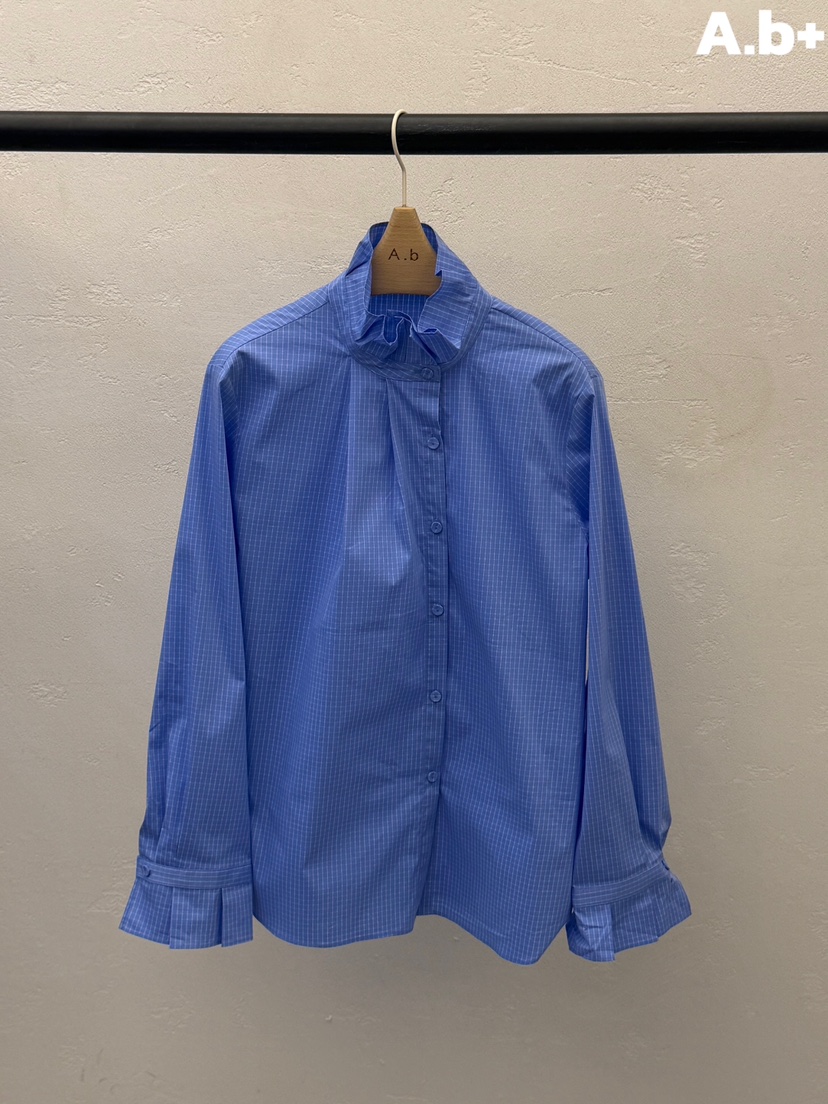 AUTUMN BEIGE PLUS韓國代購女裝新品26春夏熱賣襯衫蕾絲衫A.b/AUTUMN BEIGE襯衫/蕾絲衫圖色2