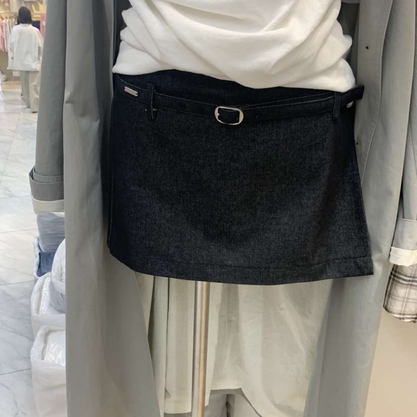 RUMIRU/AWEAR韓國東大門直郵女士新品休閑時尚裙褲含腰帶awear/RUMIRU裙褲圖色1