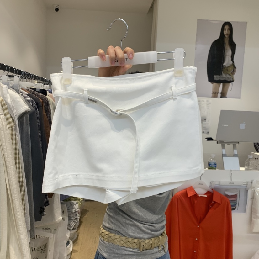 RUMIRU/AWEAR韓國東大門直郵女士新品休閑時尚裙褲含腰帶awear/RUMIRU裙褲圖色2