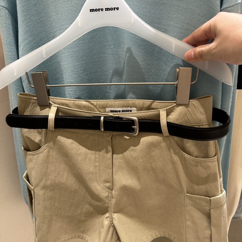 MOREMORE韓國直郵女士新款熱賣人氣職業26春夏休閑腰帶腰帶more more腰帶圖色1
