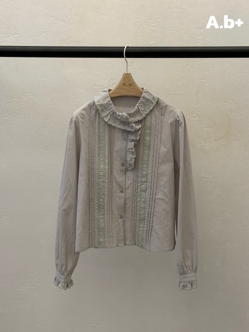 AUTUMN BEIGE PLUS韓國直郵女裝新款26春夏人氣襯衫蕾絲衫A.b/AUTUMN BEIGE襯衫/蕾絲衫圖色2