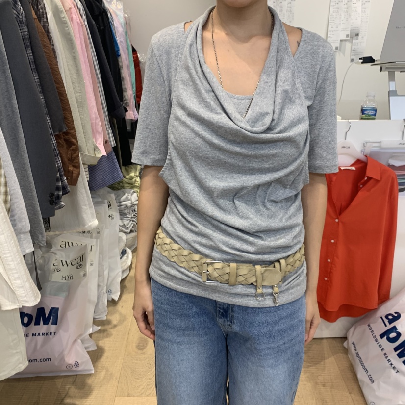 RUMIRU/AWEAR韓國東大門代購女裝新品26春夏T恤不含項鏈awear/RUMIRUT恤圖色2