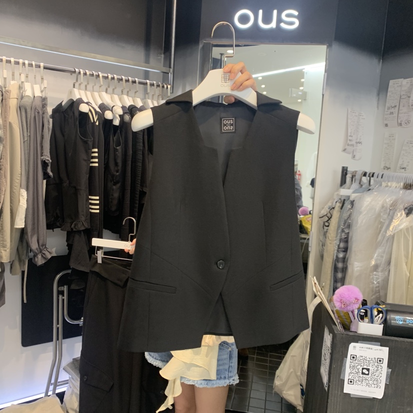 OUS/INCH-L韓國直郵實拍女士新品26春夏推薦人氣休閑馬甲OUS/INCH馬甲圖色2