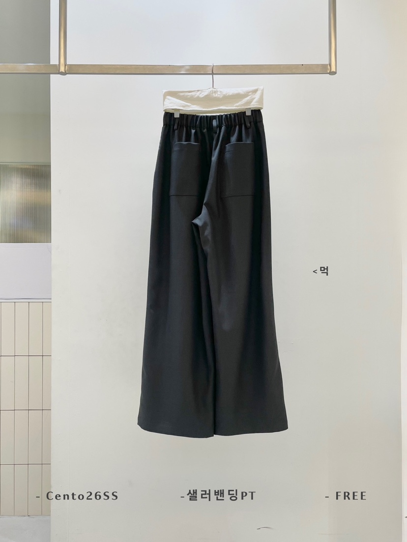 CENTO韓國東大門直郵女裝新款熱賣時尚26春夏休閑職業休閑褲CENTO休閑褲