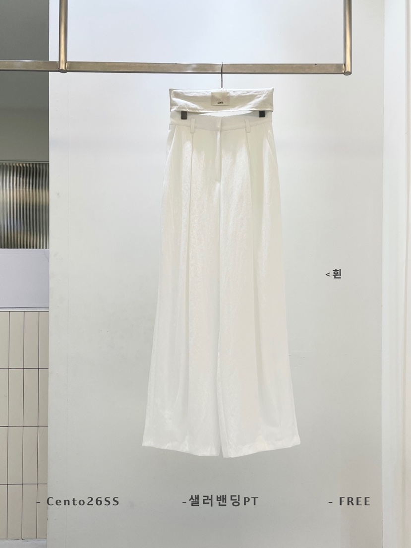 CENTO韓國東大門直郵女裝新款熱賣時尚26春夏休閑職業休閑褲CENTO休閑褲圖色1