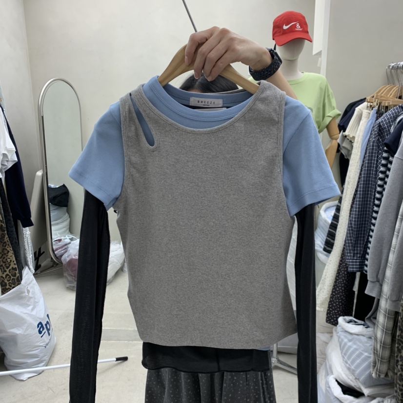 BREEZE韓國代購女裝新品26春夏推薦時尚吊帶背心不含內搭BREEZE吊帶/背心圖色3