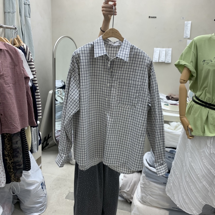 BREEZE東大門代購女士新款熱賣真品人氣26春夏襯衫蕾絲衫BREEZE襯衫/蕾絲衫圖色2