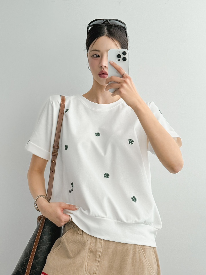 IAAN韓國直郵女裝新款26春夏推薦時尚熱賣休閑人氣職業T恤iaAnT恤