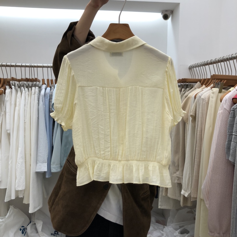 DRESS ROOM東大門實拍女士新款時尚職業推薦真品襯衫蕾絲衫DRESS ROOM襯衫/蕾絲衫