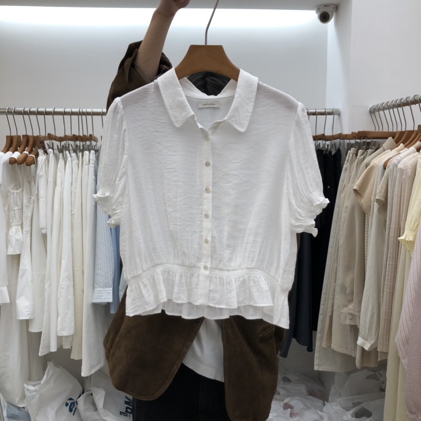 DRESS ROOM東大門實拍女士新款時尚職業推薦真品襯衫蕾絲衫DRESS ROOM襯衫/蕾絲衫圖色2