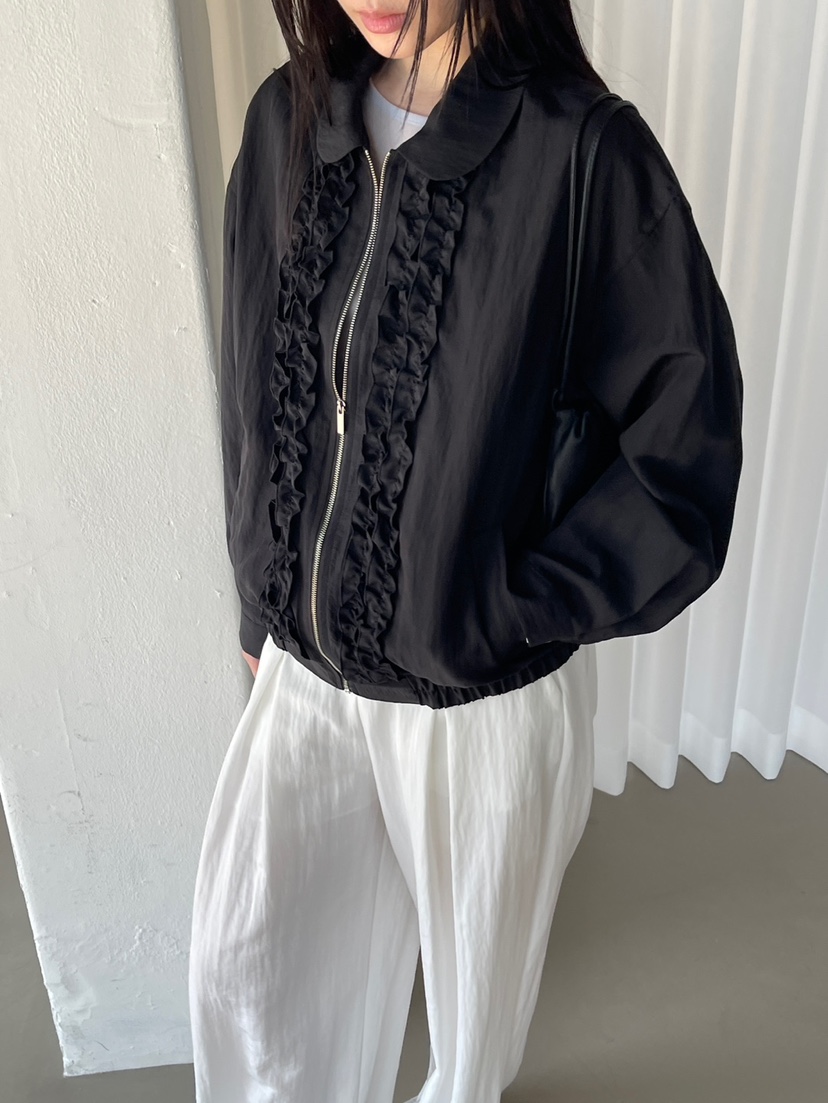 CENTO韓國代購女裝新品熱賣26春夏休閑時尚人氣夾克荷葉邊CENTO夾克