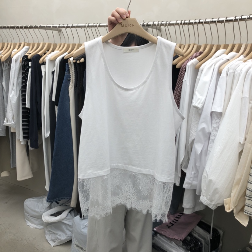 MURR韓國直郵女裝新品推薦休閑時尚26春夏人氣職業吊帶背心MURR吊帶/背心圖色1